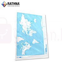 RATHNA WORLD MAP DIVIDED 100 SHEETS PACK