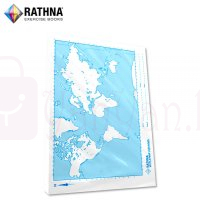 RATHNA WORLD MAP UNDIVIDED 100 SHEETS PACK