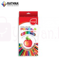 RATHNA COLOUR PENCILS 24 COLOR PACK